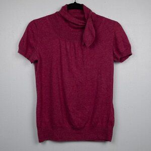 Banana Republic fuchsia angora cashmere blend sweater-S